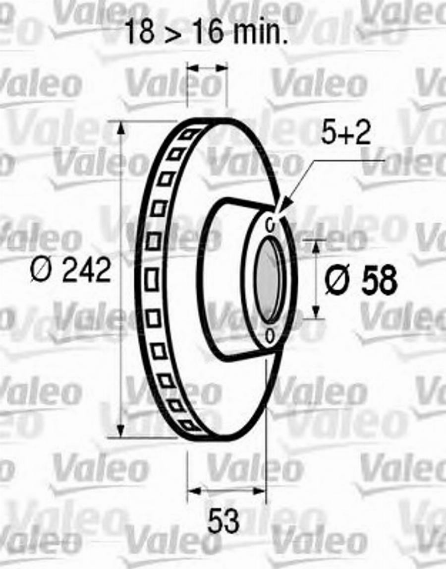 Valeo 186531 - Discofreno www.autoricambit.com