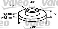 Valeo 186528 - Discofreno www.autoricambit.com