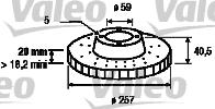 Valeo 186644 - Discofreno www.autoricambit.com