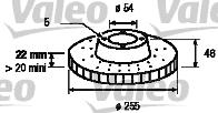 Valeo 186652 - Discofreno www.autoricambit.com