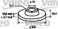 Valeo 186192 - Discofreno www.autoricambit.com