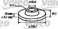 Valeo 186158 - Discofreno www.autoricambit.com