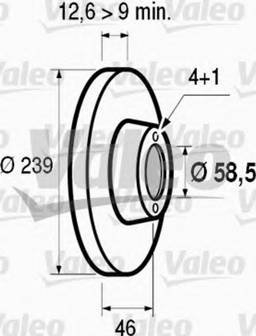 Valeo 186101 - Discofreno www.autoricambit.com