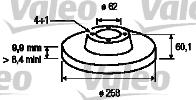 Valeo 186117 - Discofreno www.autoricambit.com