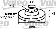 Valeo 186803 - Discofreno www.autoricambit.com