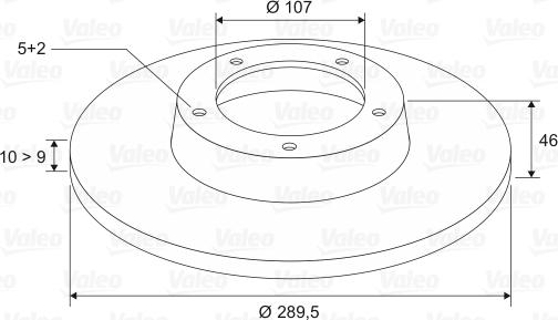 Valeo 186374 - Discofreno www.autoricambit.com