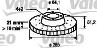 Valeo 186235 - Discofreno www.autoricambit.com