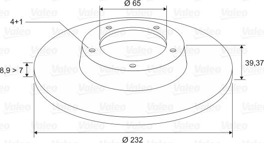 Valeo 186729 - Discofreno www.autoricambit.com