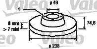 Valeo 186775 - Discofreno www.autoricambit.com