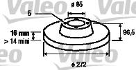 Valeo 187045 - Discofreno www.autoricambit.com