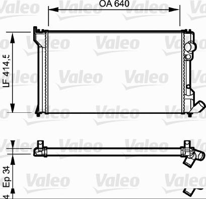 Valeo 819428 - Radiatore, Raffreddamento motore www.autoricambit.com