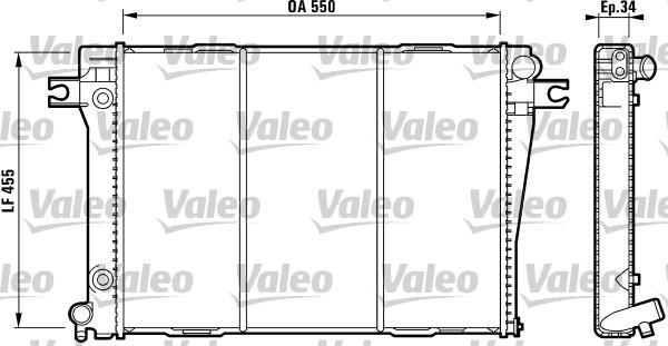 Valeo 819271 - Radiatore, Raffreddamento motore www.autoricambit.com