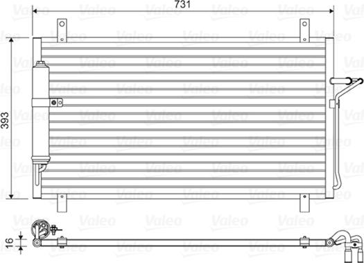 Valeo 814496 - Condensatore, Climatizzatore www.autoricambit.com