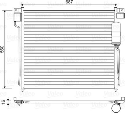 Valeo 814483 - Condensatore, Climatizzatore www.autoricambit.com