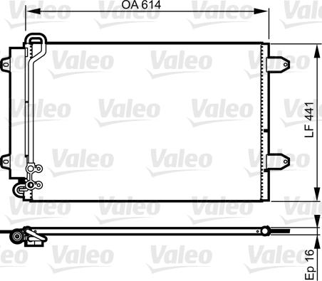 Valeo 814002 - Condensatore, Climatizzatore www.autoricambit.com