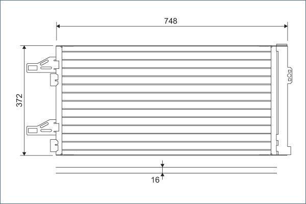 Valeo 814085 - Condensatore, Climatizzatore www.autoricambit.com