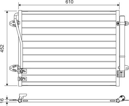 Valeo 814039 - Condensatore, Climatizzatore www.autoricambit.com