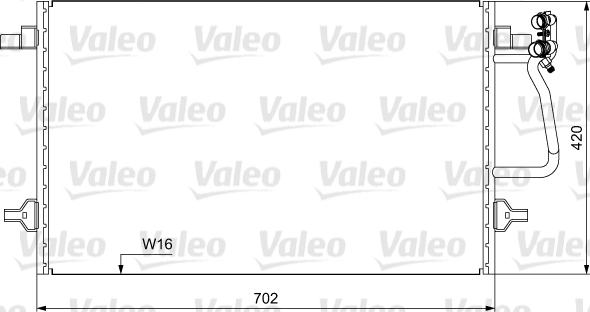 Valeo 814030 - Condensatore, Climatizzatore www.autoricambit.com