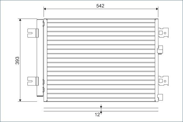 Valeo 814077 - Condensatore, Climatizzatore www.autoricambit.com