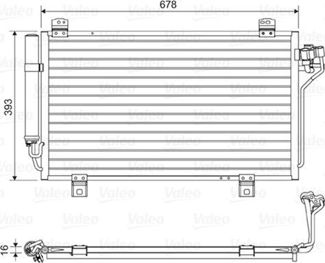 Valeo 814195 - Condensatore, Climatizzatore www.autoricambit.com