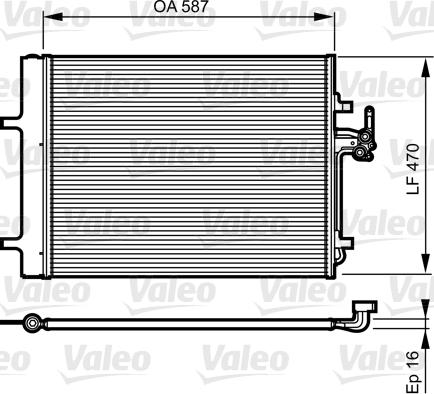 Valeo 814184 - Condensatore, Climatizzatore www.autoricambit.com