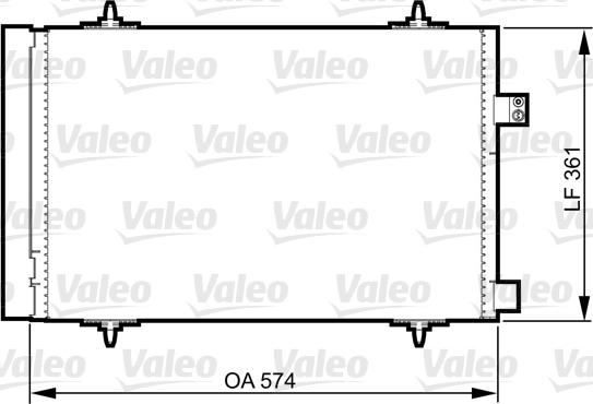 Valeo 814363 - Condensatore, Climatizzatore www.autoricambit.com