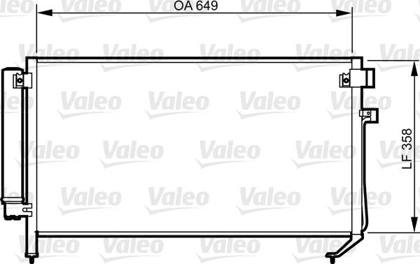 Valeo 814312 - Condensatore, Climatizzatore www.autoricambit.com