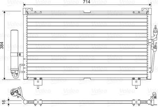 Valeo 814329 - Condensatore, Climatizzatore www.autoricambit.com