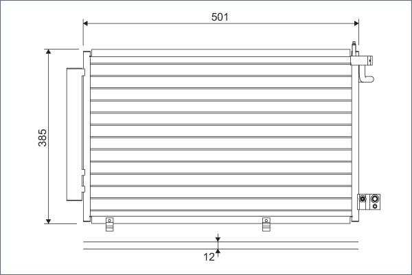 Valeo 814294 - Condensatore, Climatizzatore www.autoricambit.com