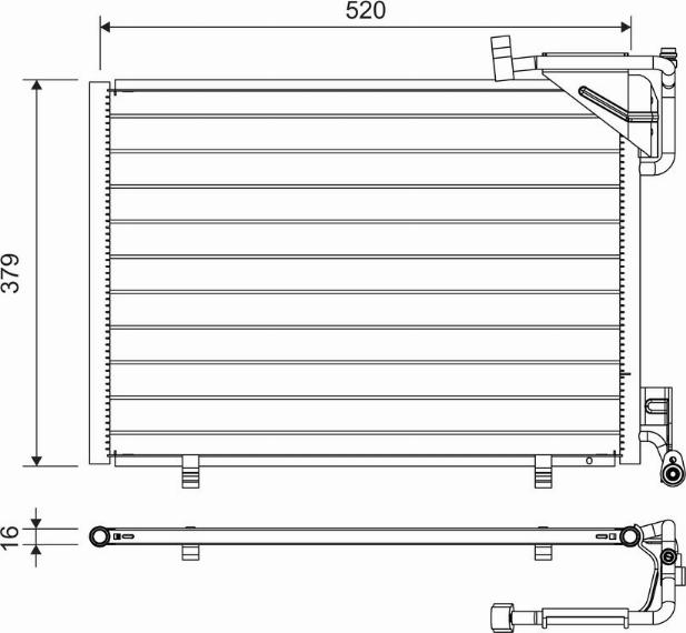 Valeo 814297 - Condensatore, Climatizzatore www.autoricambit.com