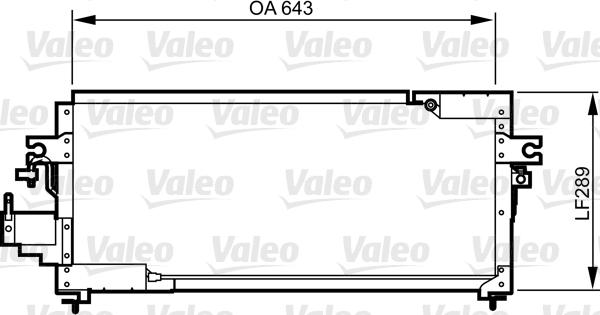 Valeo 814275 - Condensatore, Climatizzatore www.autoricambit.com