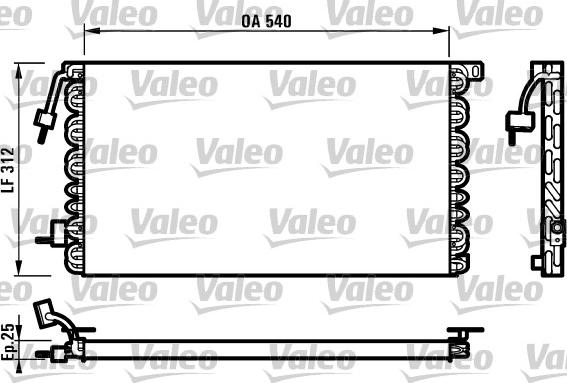 Valeo 816977 - Condensatore, Climatizzatore www.autoricambit.com