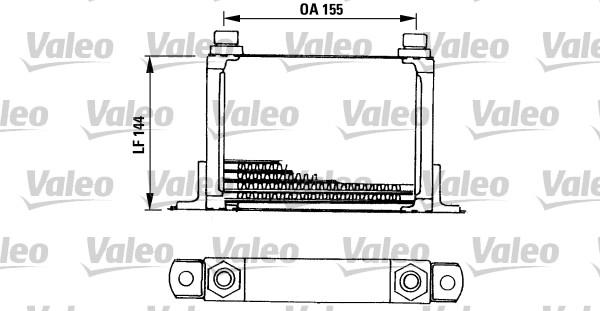 Valeo 816666 - Radiatore olio, Olio motore www.autoricambit.com