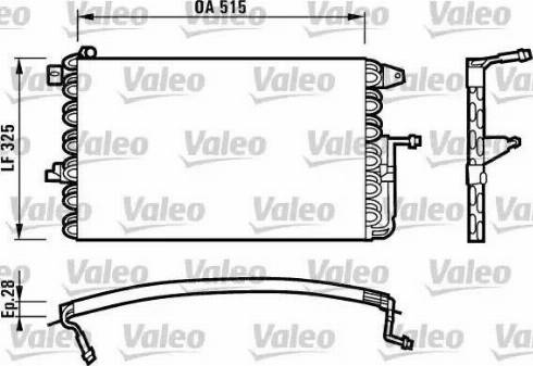 Valeo 816897 - Condensatore, Climatizzatore www.autoricambit.com