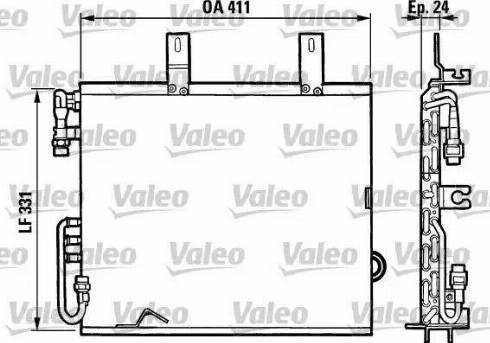 Valeo 816873 - Condensatore, Climatizzatore www.autoricambit.com