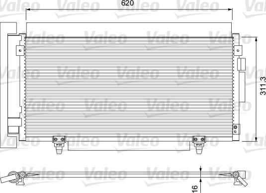 Valeo 810923 - Condensatore, Climatizzatore www.autoricambit.com