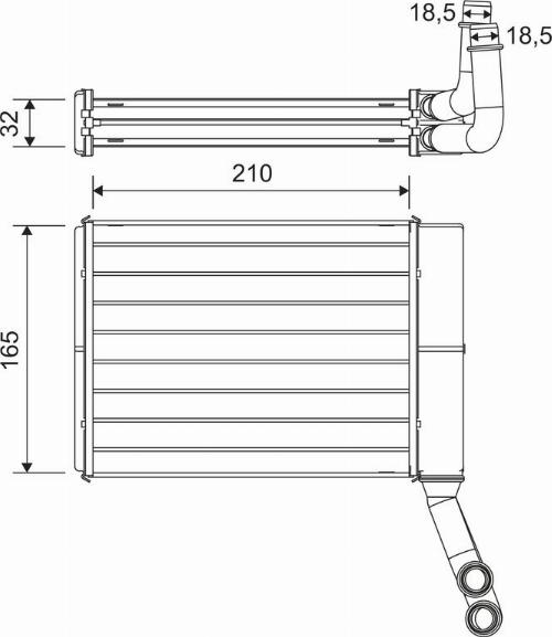 Valeo 811597 - Scambiatore calore, Riscaldamento abitacolo www.autoricambit.com