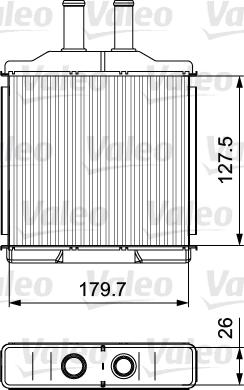 Valeo 811541 - Scambiatore calore, Riscaldamento abitacolo www.autoricambit.com