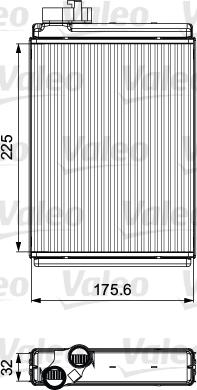 Valeo 811507 - Scambiatore calore, Riscaldamento abitacolo www.autoricambit.com