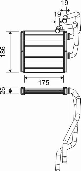 Valeo 811511 - Scambiatore calore, Riscaldamento abitacolo www.autoricambit.com