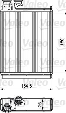 Valeo 811517 - Scambiatore calore, Riscaldamento abitacolo www.autoricambit.com