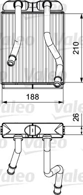 Valeo 811532 - Scambiatore calore, Riscaldamento abitacolo www.autoricambit.com