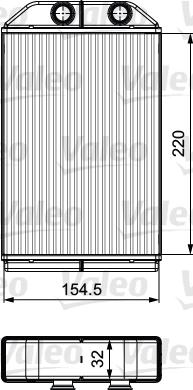 Valeo 811529 - Scambiatore calore, Riscaldamento abitacolo www.autoricambit.com