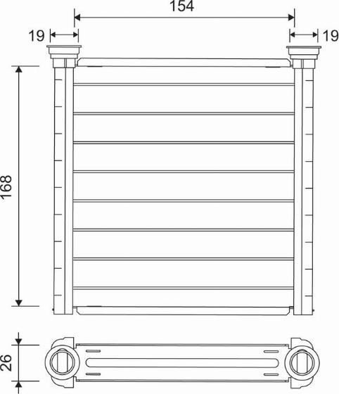 Valeo 811649 - Scambiatore calore, Riscaldamento abitacolo www.autoricambit.com