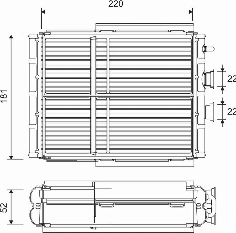 Valeo 811656 - Scambiatore calore, Riscaldamento abitacolo www.autoricambit.com