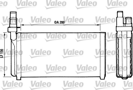 Valeo 811066 - Scambiatore calore, Riscaldamento abitacolo www.autoricambit.com