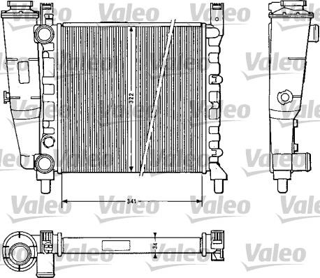 Valeo 811 385 - Radiatore, Raffreddamento motore www.autoricambit.com