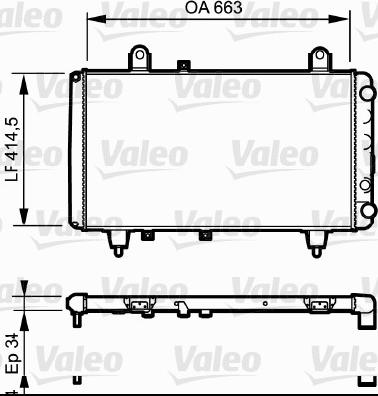 Valeo 811 380 - Radiatore, Raffreddamento motore www.autoricambit.com