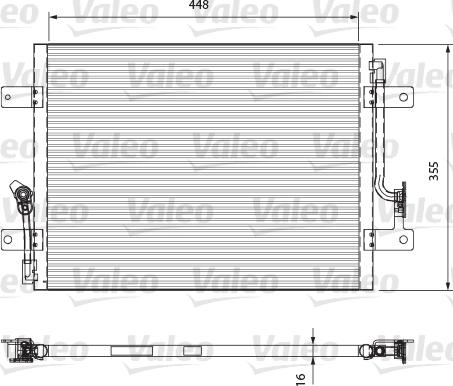 Valeo 818066 - Condensatore, Climatizzatore www.autoricambit.com