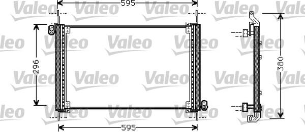 Valeo 818009 - Condensatore, Climatizzatore www.autoricambit.com